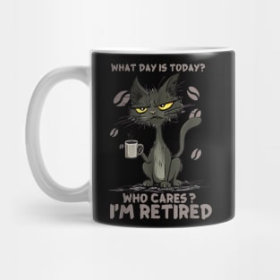 Who Cares Im Retired Mug